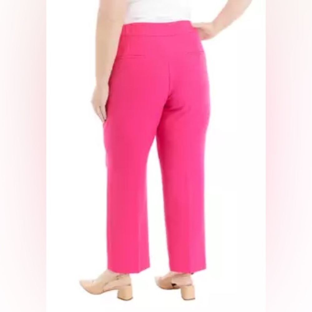 Kasper Women's Plus Size Crepe Business Office Dress pant - Picture 2 of 9